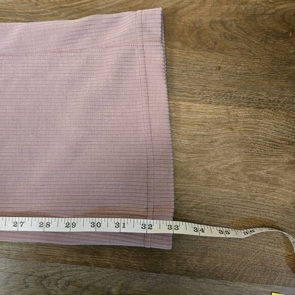 NWOT Lululemon Ribbed Softstreme Flared Pants Regular Rose Size 8 - Picture 8 of 11